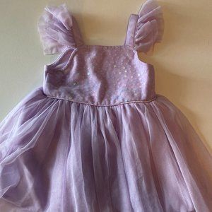 Cat & Jack Flutter Skirt Sequin Bodice Dress